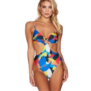 Vibrant Geometric Women's Bikini Set